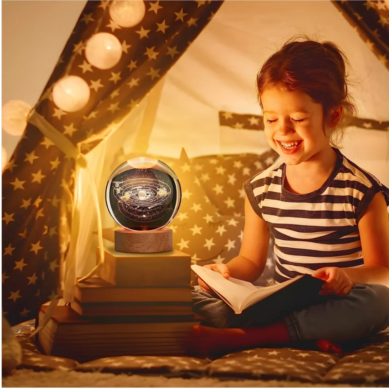 El regalo mas bonito, lampara sistema solar