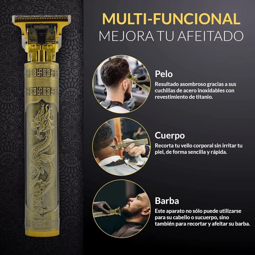 Máquina De Afeitar USB Afeitadora Barba Portátil
