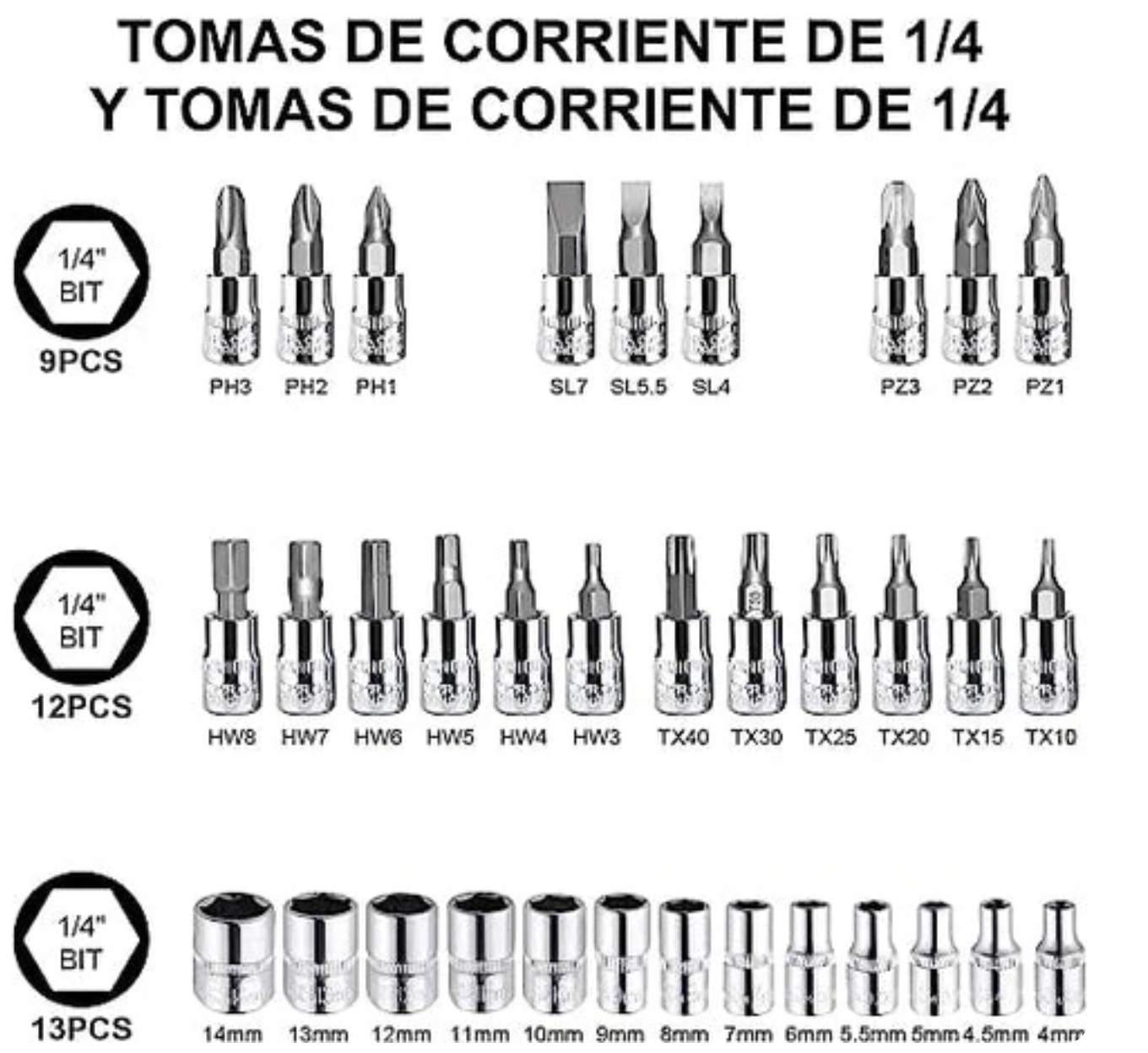 Kit Herramientas 46 Piezas Profesional - 50% DESCUENTO