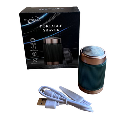 Máquina De Afeitar USB Afeitadora Barba Portátil